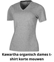 Kawartha organisch dames t-shirt korte mouwen